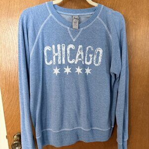Fundy Graphic Apparel Chicago Womens Long Sleeve Pullover Sweatshirt Medium
